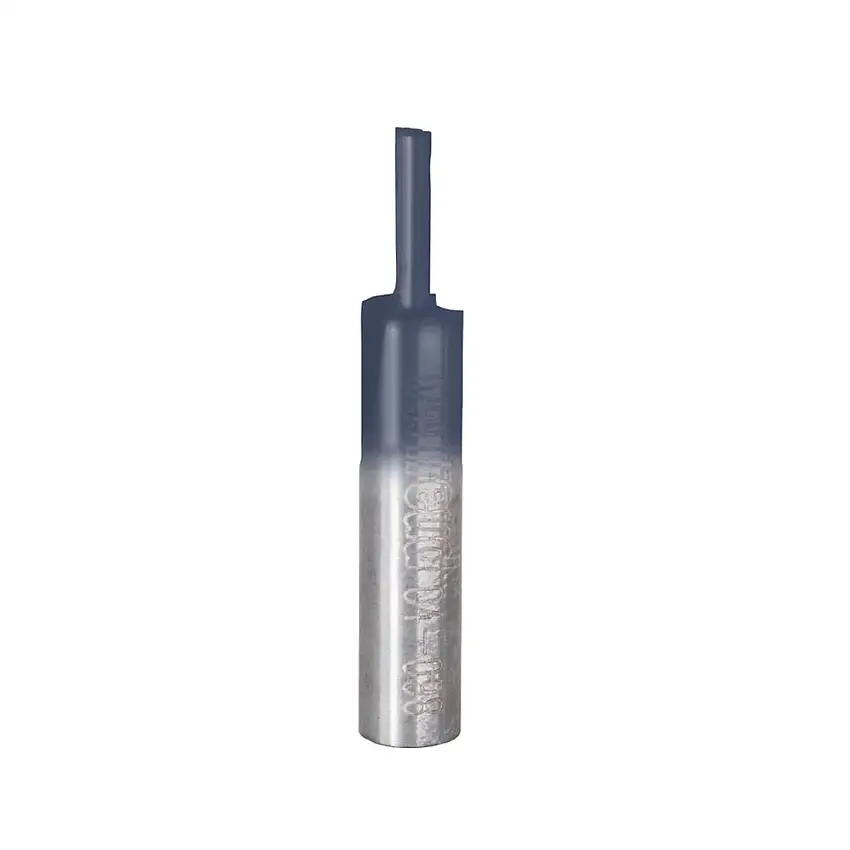 Freud Double Flute Straight Router Bit - 3/32" Diameter, 3/8" Cut, 1/4