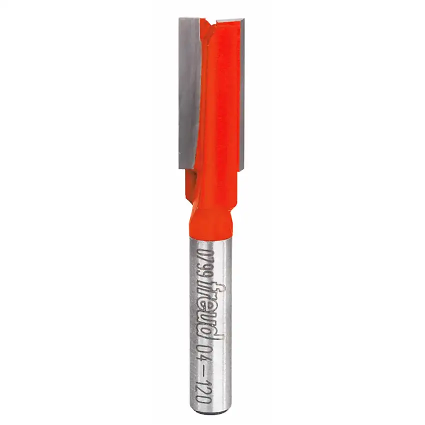 Freud Double Flute Straight Router Bit - 3/8" Diameter, 7/8" Cut, 1/4"