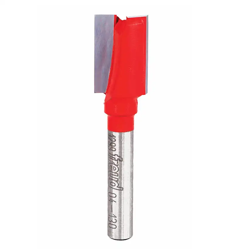 Freud Double Flute Straight Router Bit - 1/2" Diameter, 3/4" Cut, 1/4"