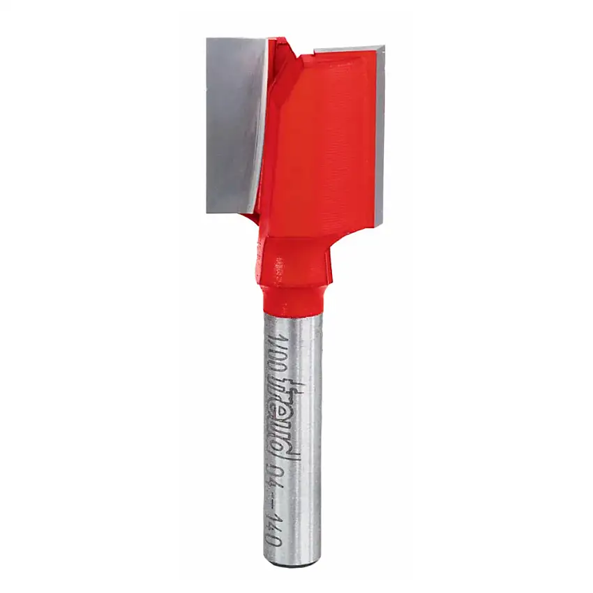Freud Double Flute Straight Router Bit - 3/4" Diameter, 3/4" Cut, 1/4"