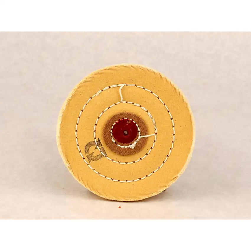 Covington 4 Inch Yellow Treated Buff Wheel