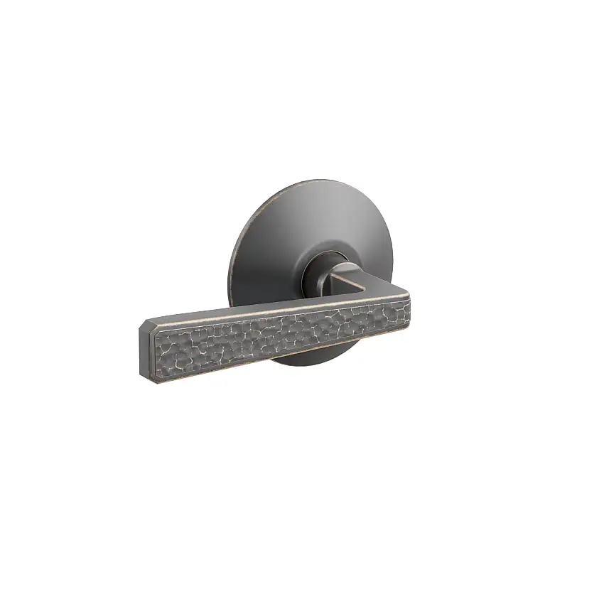 Emtek Helios Lever Set with Modern Rosette