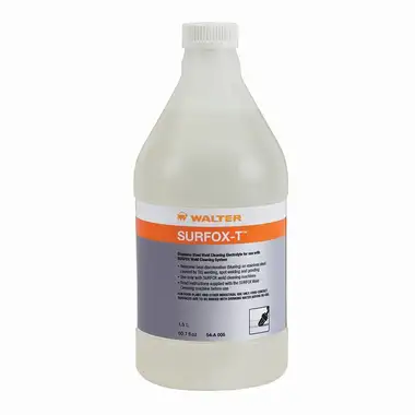 Walter Surface Technologies 54A005 SURFOX-T Heavy Duty Electrolyte Solution | Liquid | 51 Ounce Capacity Volume