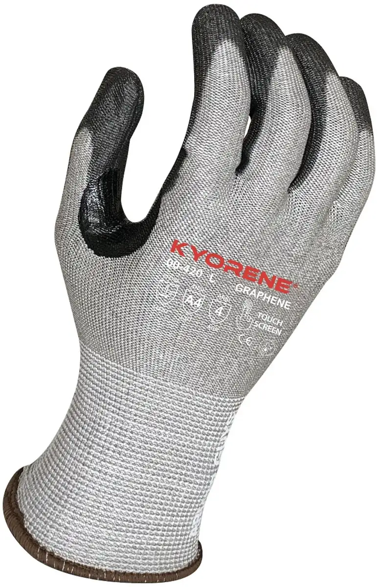 Armor Guys 2X Kyorene 13 Gauge Graphene Fiber Cut Resistant Gloves With Polyurethane Coated Palm
