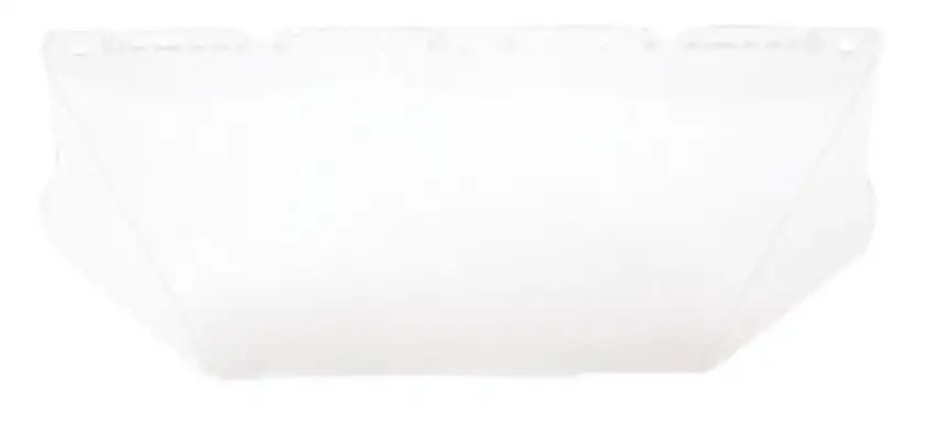 MSA V-Gard® 8" X 17" X .06" Clear Polycarbonate Faceshield