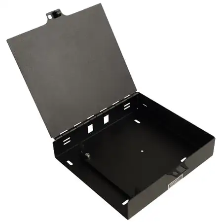 Camplex CMX-MPWB Steel Wall Mount Enclosure with Hinged Door for 1 Fiber Adapter Plate Module and up to 24 fibers