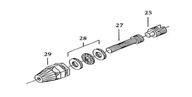 Marson Tool Part M95516 Front End Assembly | M4 Metric Size | For SST-1 Rivet Nut Tools