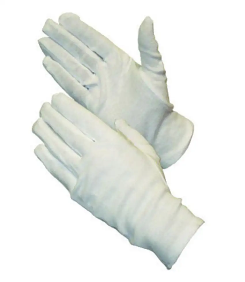 PIP Large Cabaret Light Weight Cotton Inspection Gloves With Open Cuff
