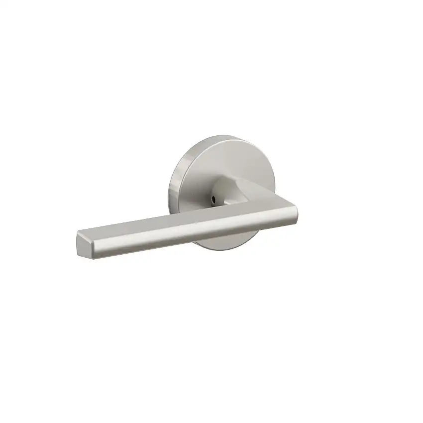 Emtek Helios Lever Set with Stainless Steel Disk Rosette