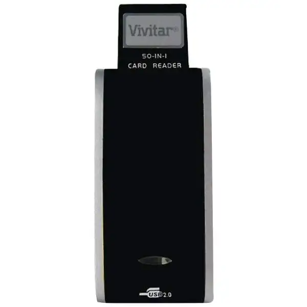 Vivitar 50-in-1 Card Reader Black (VIV-RW-5000-BLK)