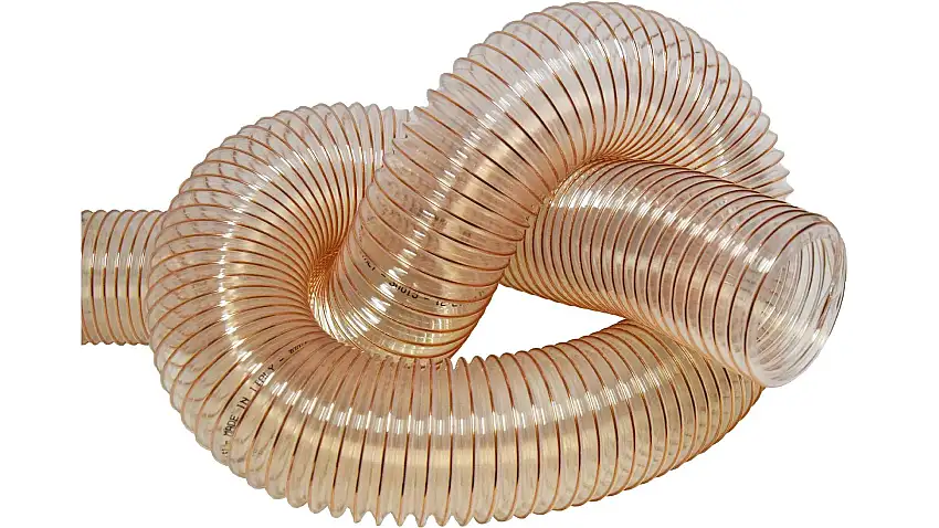 Transparent Extraction Hose for 100 mm outlet - 2,5 m length
