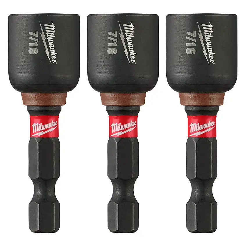 Milwaukee 49-66-4526 Shockwave Impact Duty 7/16" x 1-7/8" Magnetic Nut
