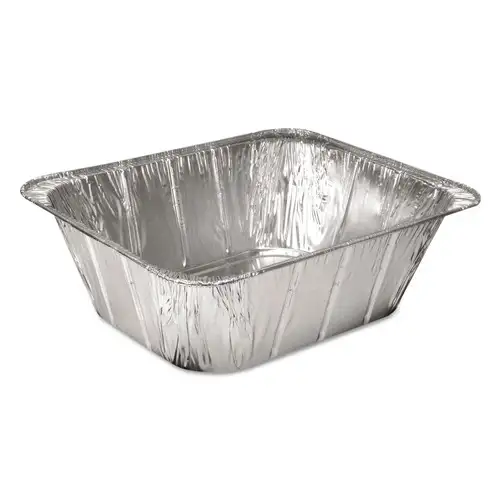Handi-Foil 10.31 in. x 12.69 in. x 4.19 in. Aluminum Steam Table Pans (100/Carton)