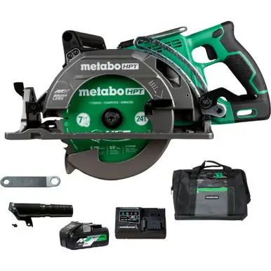 Metabo HPT C3607DWA 36V MultiVolt 7-1/4 Inch Rear Handle Circular Saw