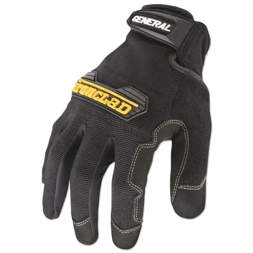 Ironclad General Utility Spandex Gloves - Black/Large (1-Pair)