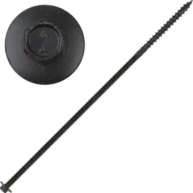 Screw Products 30759 YUKON #18 x 11" Exterior - 5/16 Hex Head Structural Lag Screws - 50 Individually Tagged per Package