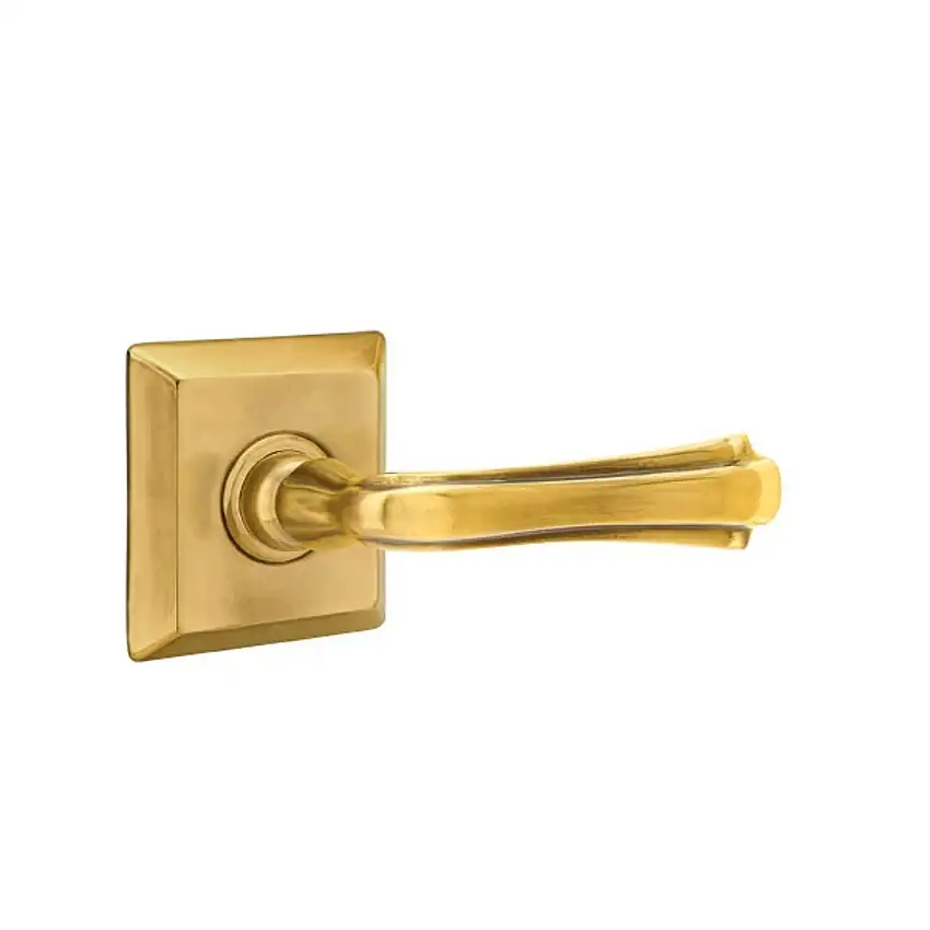 Emtek Concealed Fastener Wembley Lever Set with Quincy Rosette